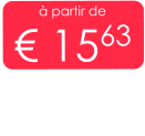 à partir de € 1563