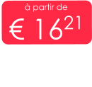 à partir de € 1621