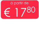 à partir de € 1780