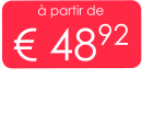 à partir de € 4892