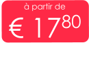 à partir de € 1780