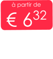 à partir de € 632