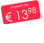 à partir de € 1398