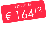 à partir de € 16412
