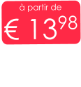 à partir de € 1398