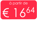 à partir de € 1664
