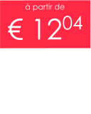 à partir de € 1204