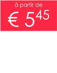 à partir de € 545
