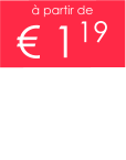 à partir de € 119