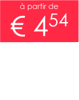 à partir de € 454
