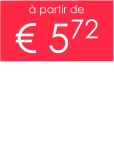 à partir de € 572
