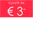 à partir de € 3-