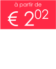 à partir de € 202