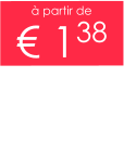 à partir de € 138