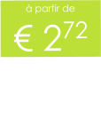 à partir de € 272