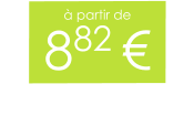 à partir de 882 €