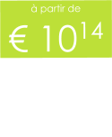 à partir de € 1014
