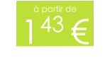 à partir de 143 €