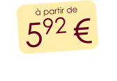à partir de 592 €