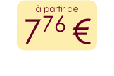 à partir de 776 €