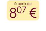 à partir de 807 €