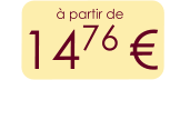 à partir de 1476 €