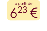 à partir de 623 €