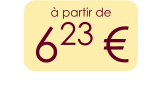 à partir de 623 €