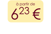 à partir de 623 €