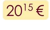 2015 €