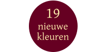 19 nouvelles  couleurs 19 nieuwe kleuren