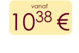 vanaf 1038 €