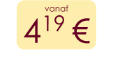 vanaf 419 €