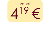 vanaf 419 €
