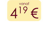 vanaf 419 €