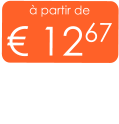 à partir de € 1267