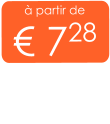 à partir de € 728