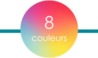 8  couleurs