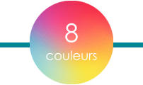 8  couleurs