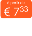 à partir de € 733