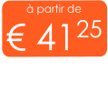à partir de € 4125