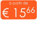 à partir de € 1566