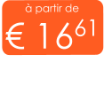 à partir de € 1661