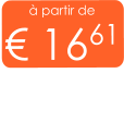 à partir de € 1661