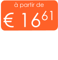 à partir de € 1661