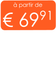 à partir de € 6991