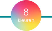 8  kleuren