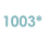 1003*