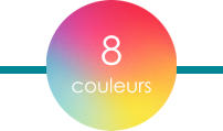 8  couleurs