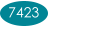 7423